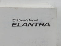 2015 Hyundai Elantra Owners Manual Book Guide P/N:ZA010A2-B OEM Used Auto Parts - Oemusedautoparts1.com
