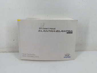 compare product 2015 Hyundai Elantra Owners Manual Book Guide P/N:F3X0-EC47C OEM Used Auto Parts