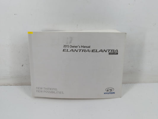 2015 Hyundai Elantra Owners Manual Book Guide P/N:F3X0-EC47C OEM Used Auto Parts - Oemusedautoparts1.com