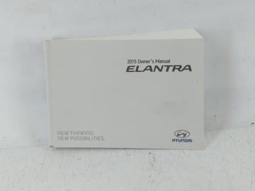 2015 Hyundai Elantra Owners Manual Book Guide P/N:F3Y0-EC40EE OEM Used Auto Parts - Oemusedautoparts1.com
