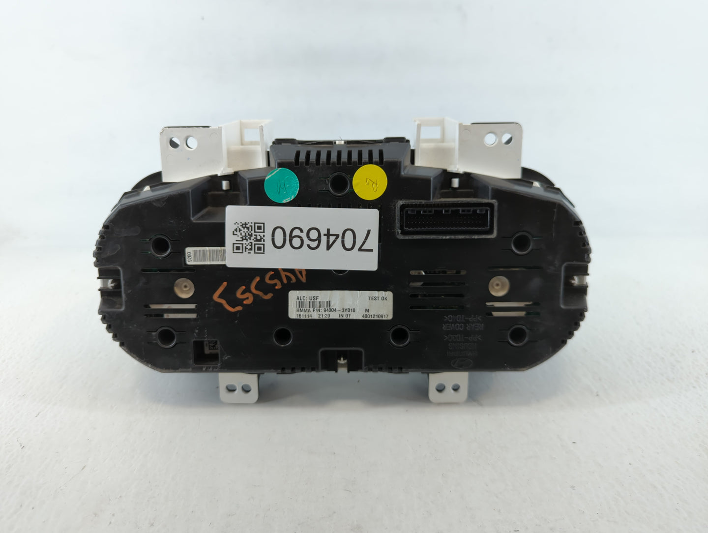 2014-2016 Hyundai Elantra Instrument Cluster Speedometer Gauges P/N:94004-3Y010 Fits Fits 2014 2015 2016 OEM Used Auto Parts
