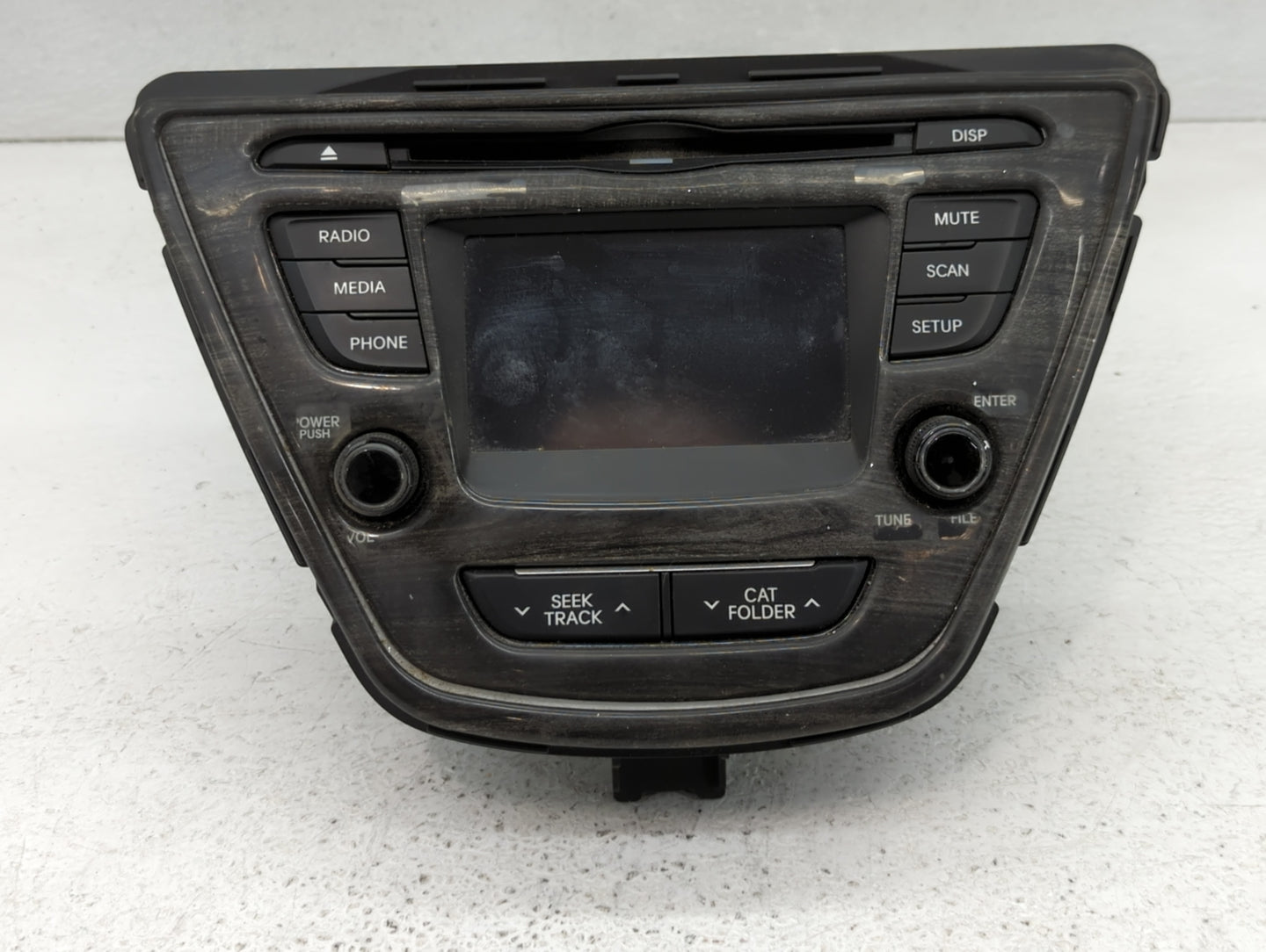 2014-2016 Hyundai Elantra Radio AM FM Cd Player Receiver Replacement P/N:96180-3X175GU Fits Fits 2014 2015 2016 OEM Used Aut