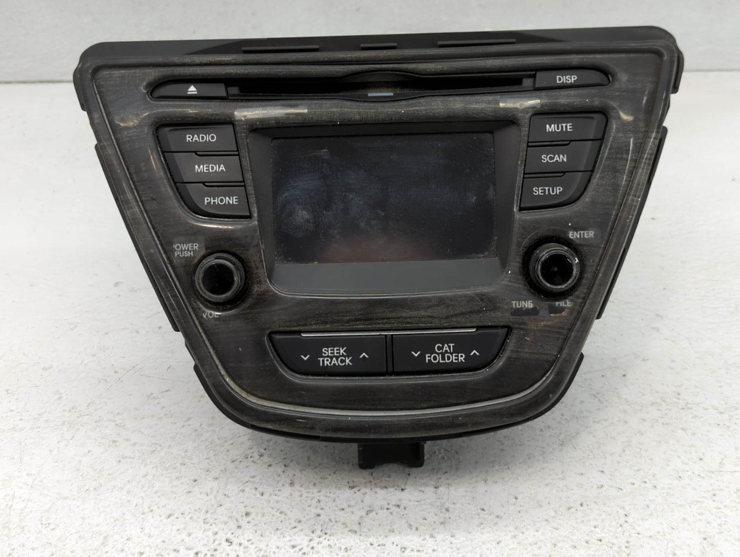 2014-2016 Hyundai Elantra Radio AM FM Cd Player Receiver Replacement P/N:96180-3X175GU Fits Fits 2014 2015 2016 OEM Used Aut