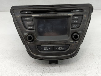 compare product 2014-2016 Hyundai Elantra Radio AM FM Cd Player Receiver Replacement P/N:96180-3X175GU Fits Fits 2014 2015 2016 OEM Used Auto Parts