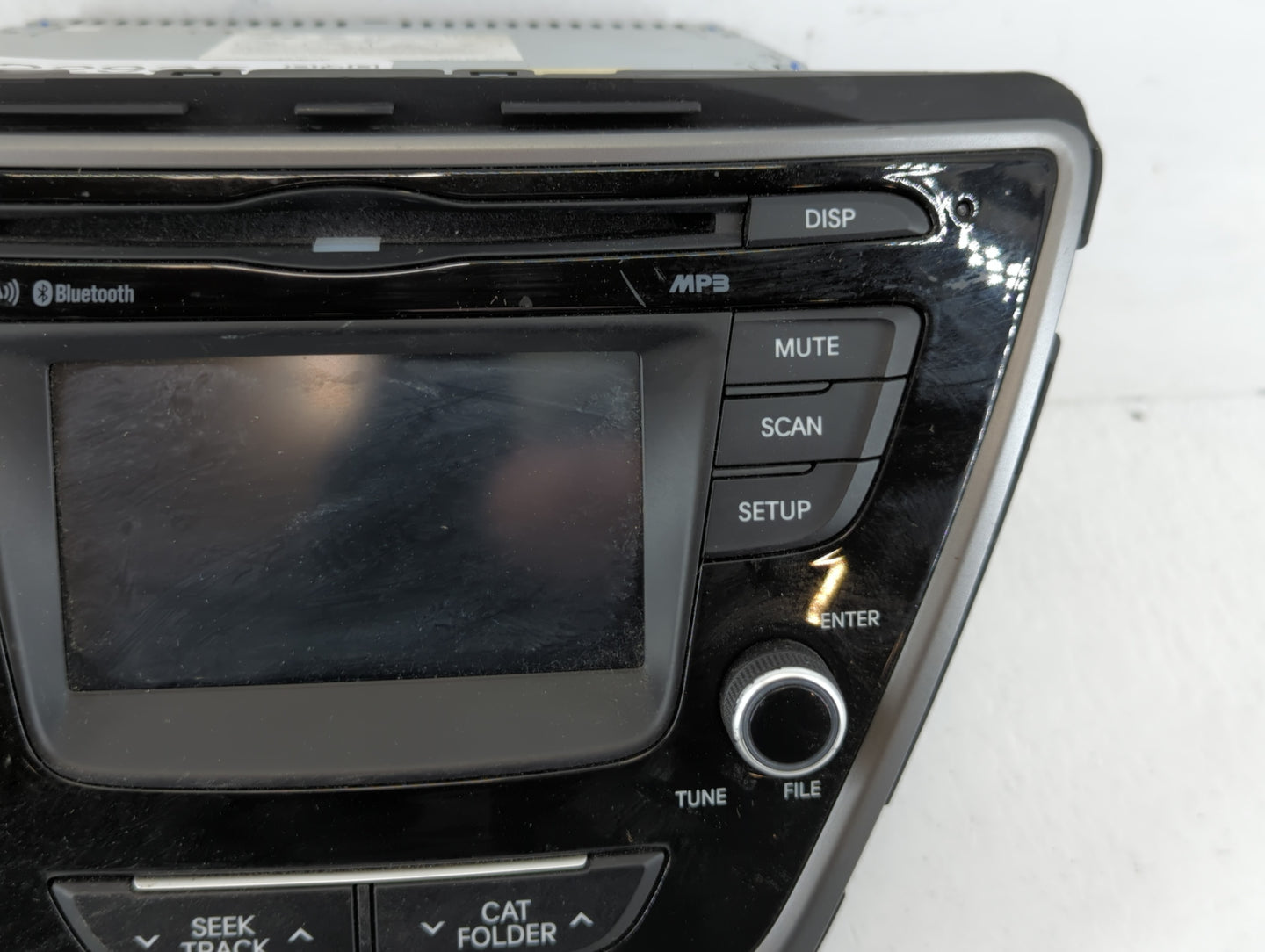 2014-2015 Hyundai Elantra Radio AM FM Cd Player Receiver Replacement P/N:96180-3X165GU Fits Fits 2014 2015 OEM Used Auto Par