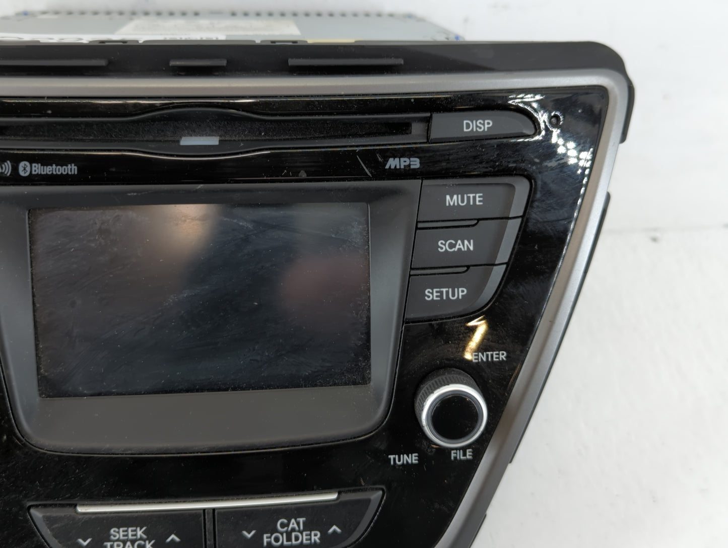 2014-2015 Hyundai Elantra Radio AM FM Cd Player Receiver Replacement P/N:96180-3X165GU Fits Fits 2014 2015 OEM Used Auto Par