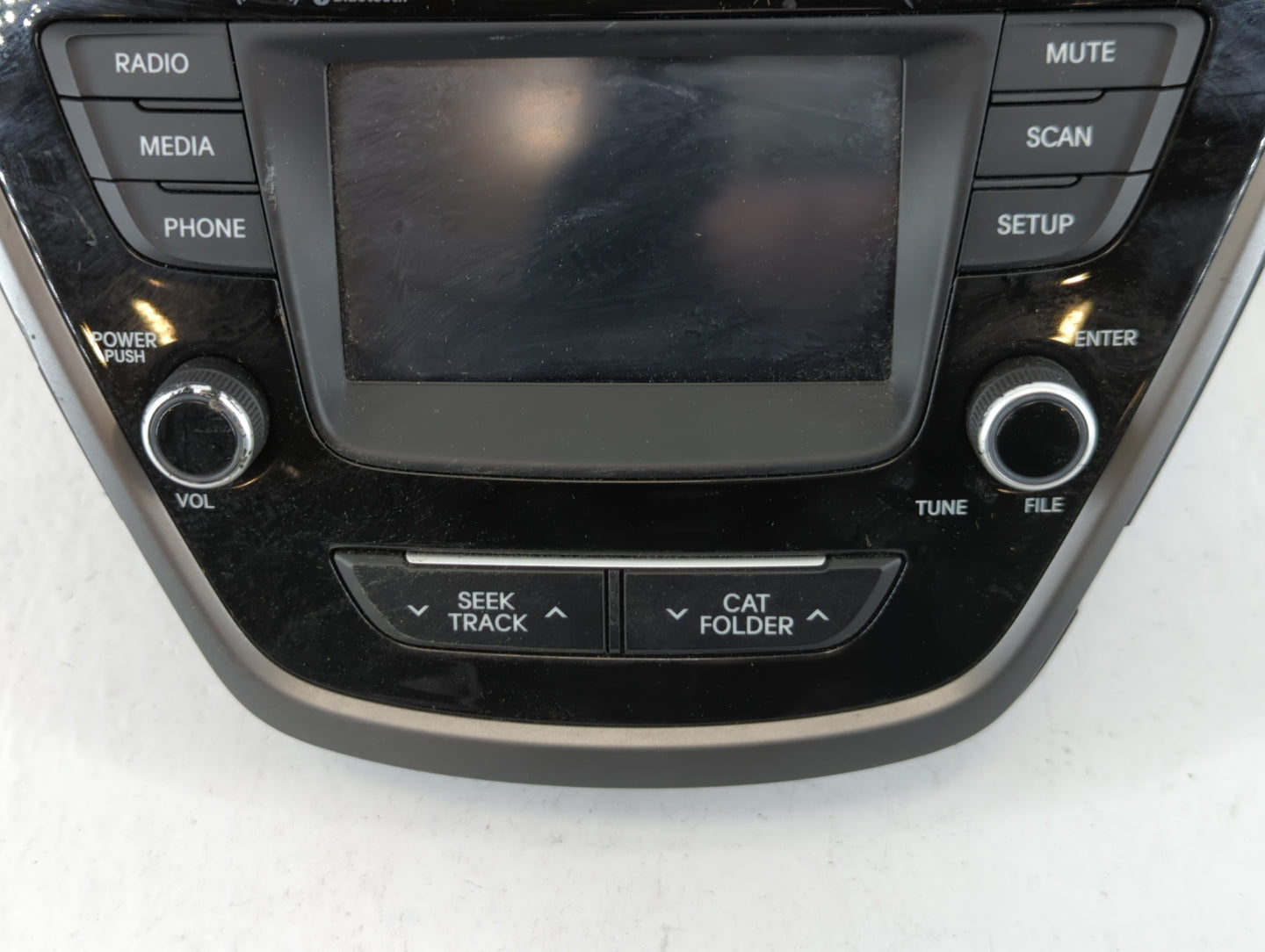 2014-2015 Hyundai Elantra Radio AM FM Cd Player Receiver Replacement P/N:96180-3X165GU Fits Fits 2014 2015 OEM Used Auto Par