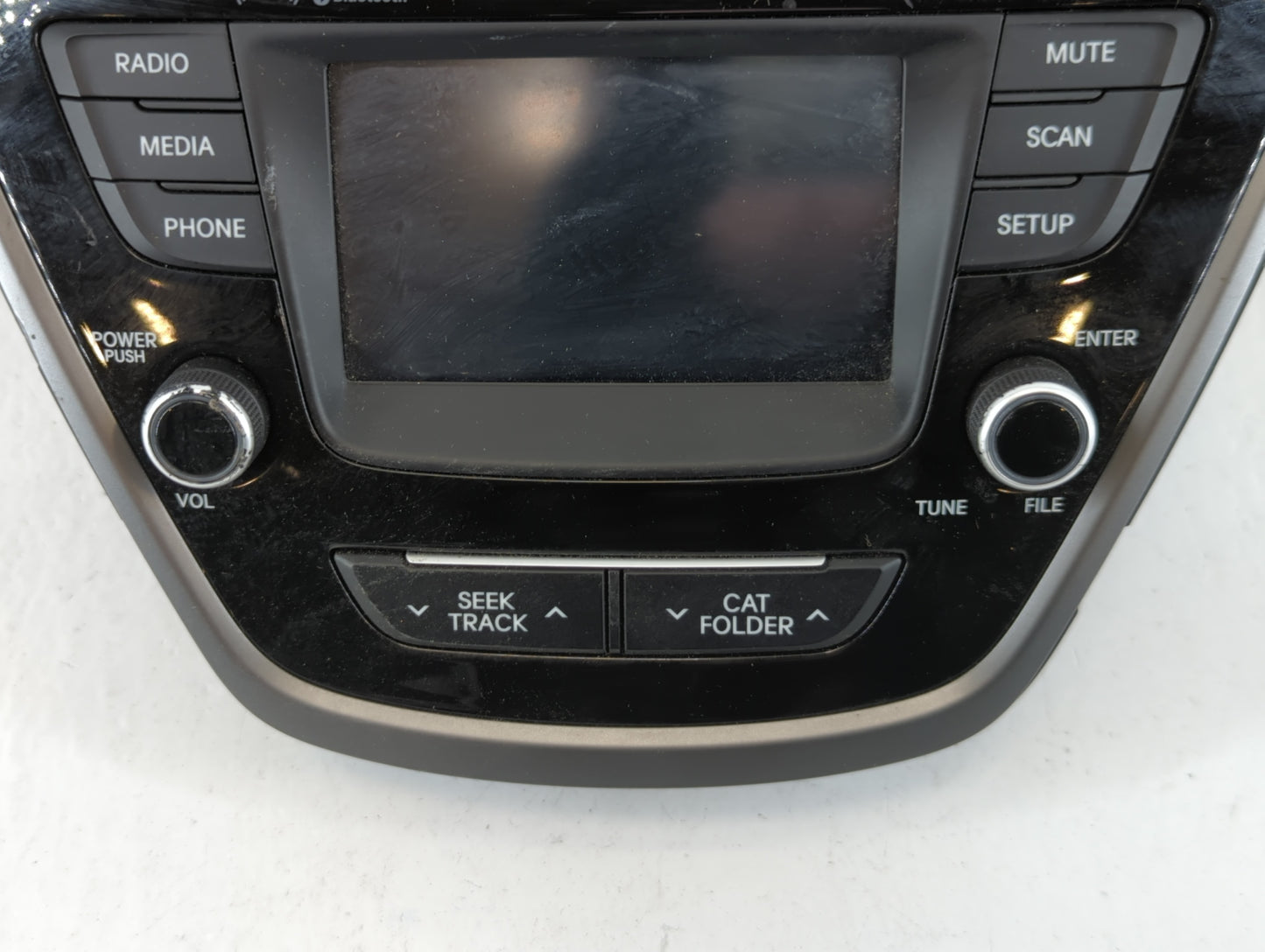 2014-2015 Hyundai Elantra Radio AM FM Cd Player Receiver Replacement P/N:96180-3X165GU Fits Fits 2014 2015 OEM Used Auto Par