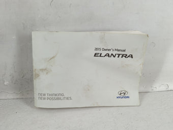 compare product 2015 Hyundai Elantra Owners Manual Book Guide P/N:A3Y0-EU46B OEM Used Auto Parts