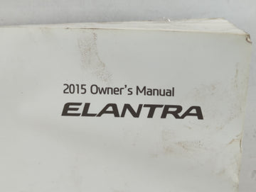 2015 Hyundai Elantra Owners Manual Book Guide P/N:A3Y0-EU46B OEM Used Auto Parts