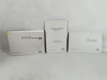 2015 Hyundai Elantra Owners Manual Book Guide OEM Used Auto Parts - Oemusedautoparts1.com
