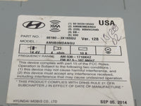 2014-2016 Hyundai Elantra Am Fm Cd Player Radio Receiver - Oemusedautoparts1.com