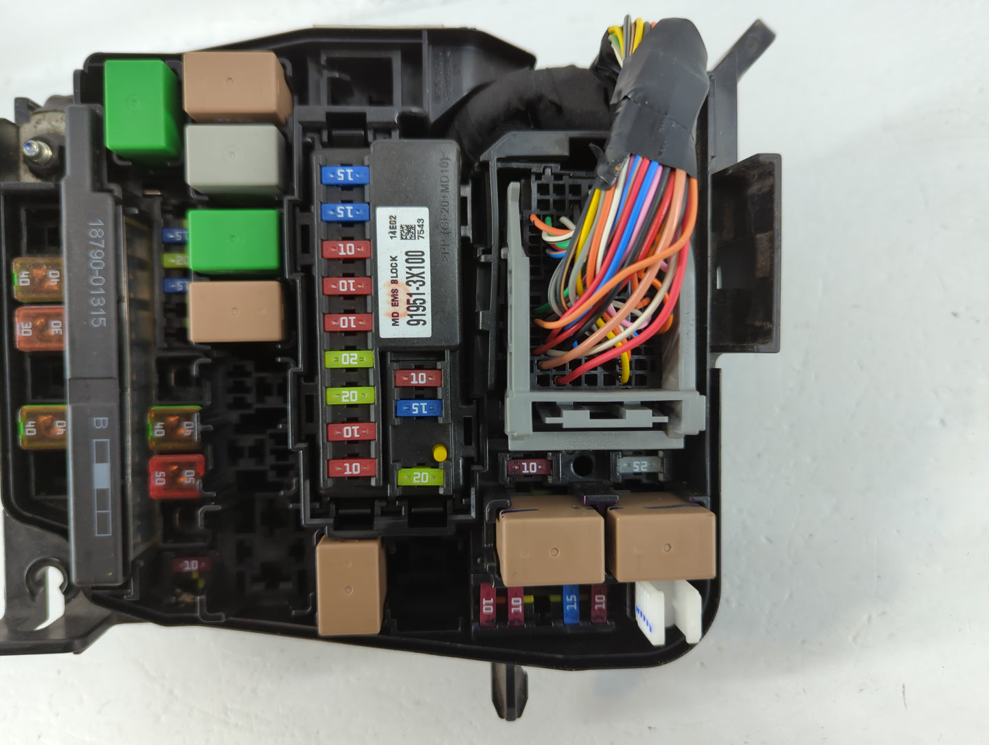 2014-2016 Hyundai Elantra Fusebox Fuse Box Panel Relay Module P/N:91951-3X710 Fits Fits 2014 2015 2016 OEM Used Auto Parts -