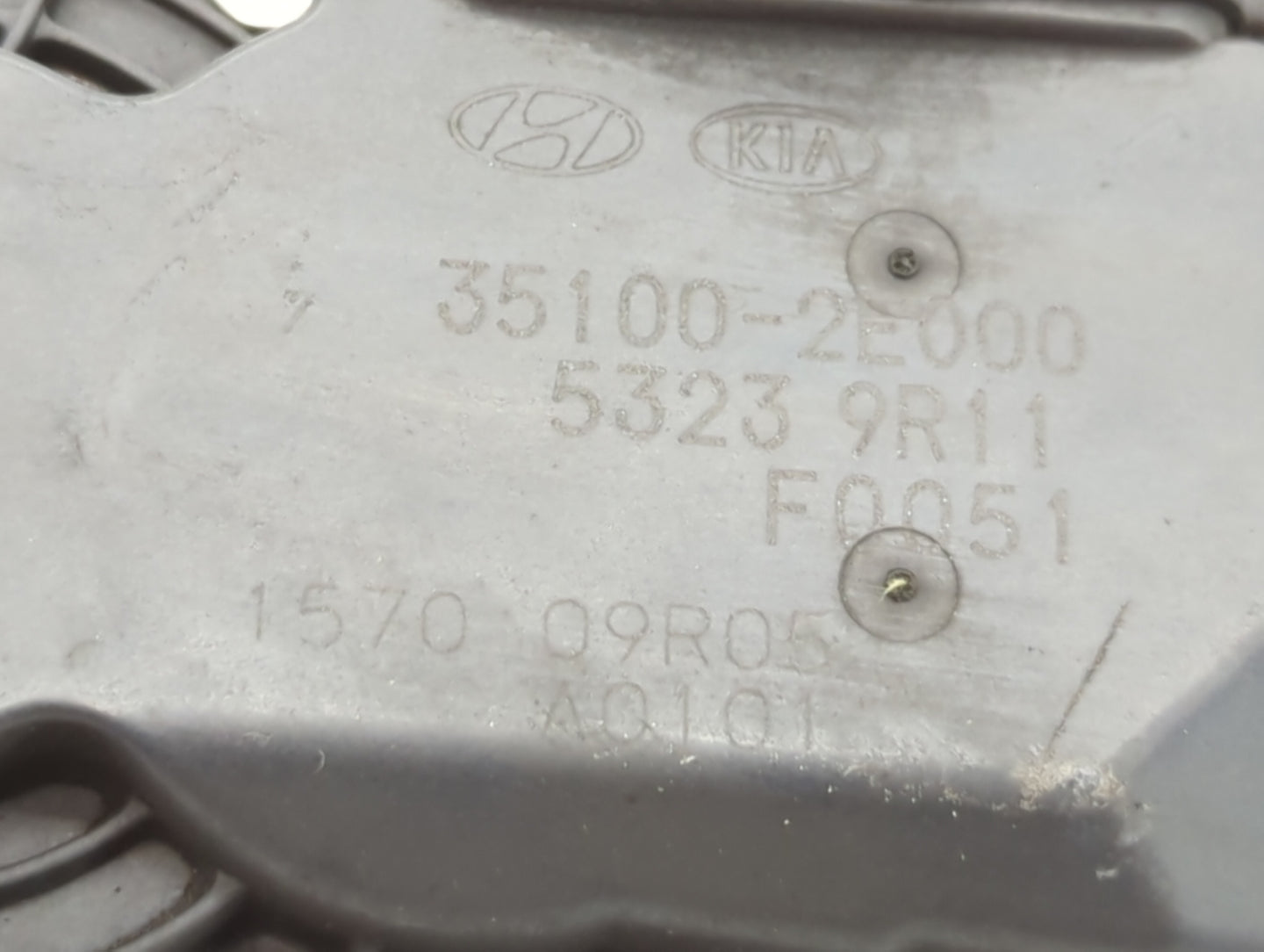 2011-2020 Hyundai Elantra Throttle Body P/N:35100-2E000 Fits Fits 2011 2012 2013 2014 2015 2016 2017 2018 2019 2020 2021 OEM