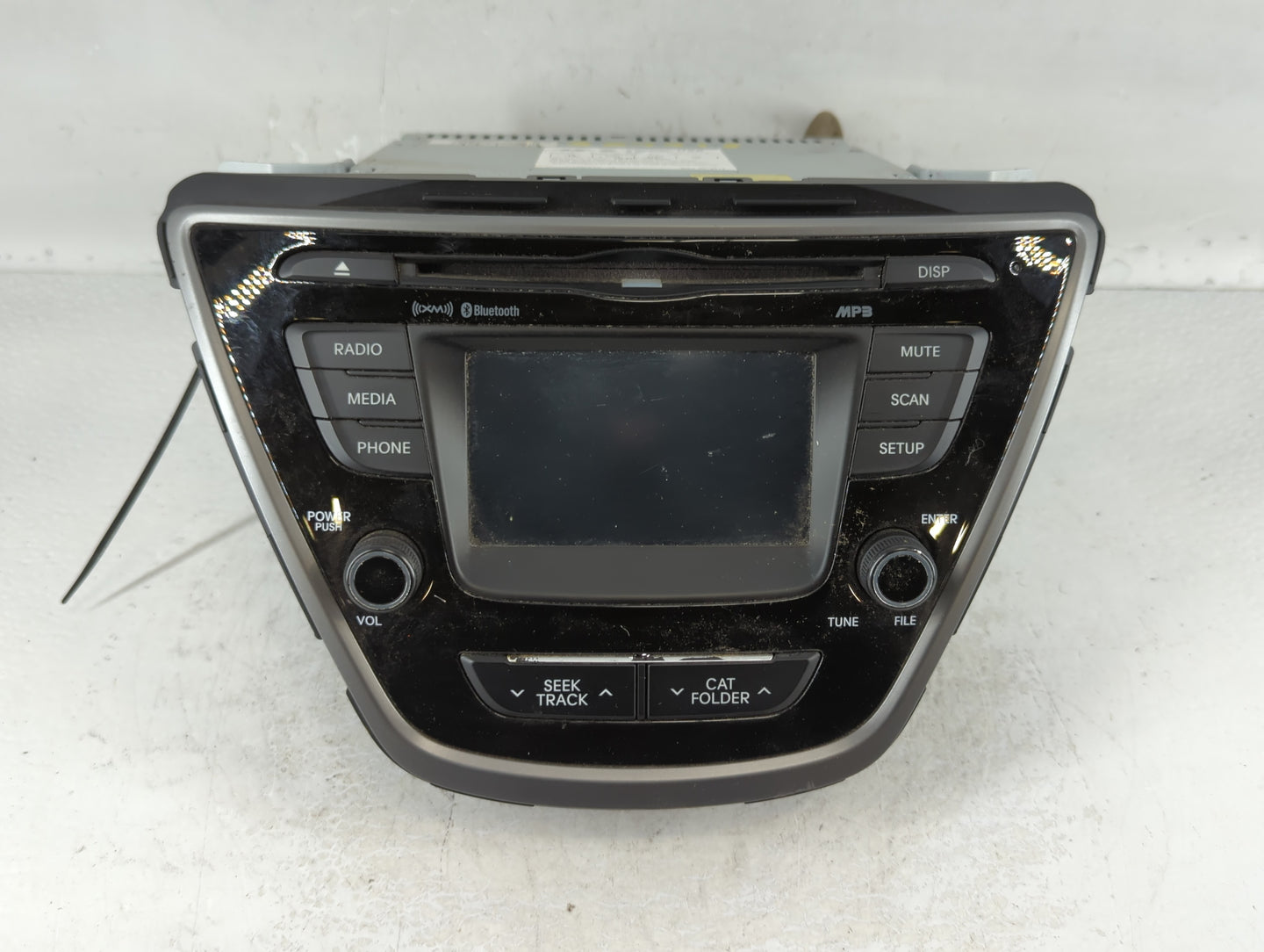 2014-2016 Hyundai Elantra Radio AM FM Cd Player Receiver Replacement P/N:96180-3X165GU Fits Fits 2014 2015 2016 OEM Used Aut