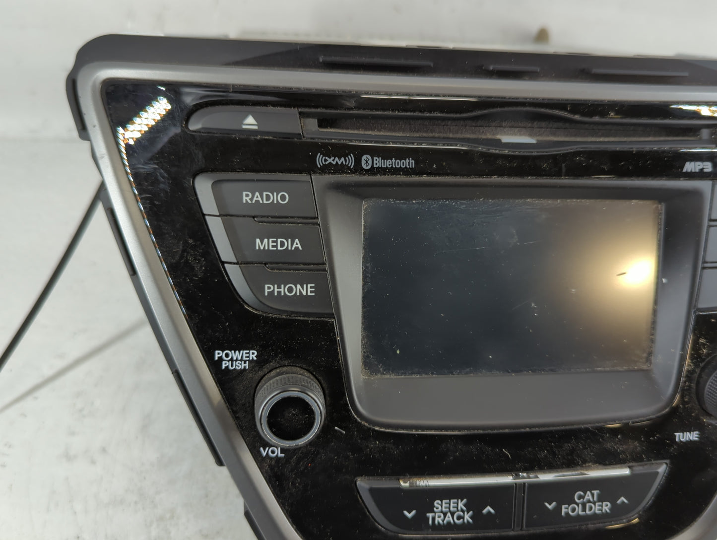 2014-2016 Hyundai Elantra Radio AM FM Cd Player Receiver Replacement P/N:96180-3X165GU Fits Fits 2014 2015 2016 OEM Used Aut