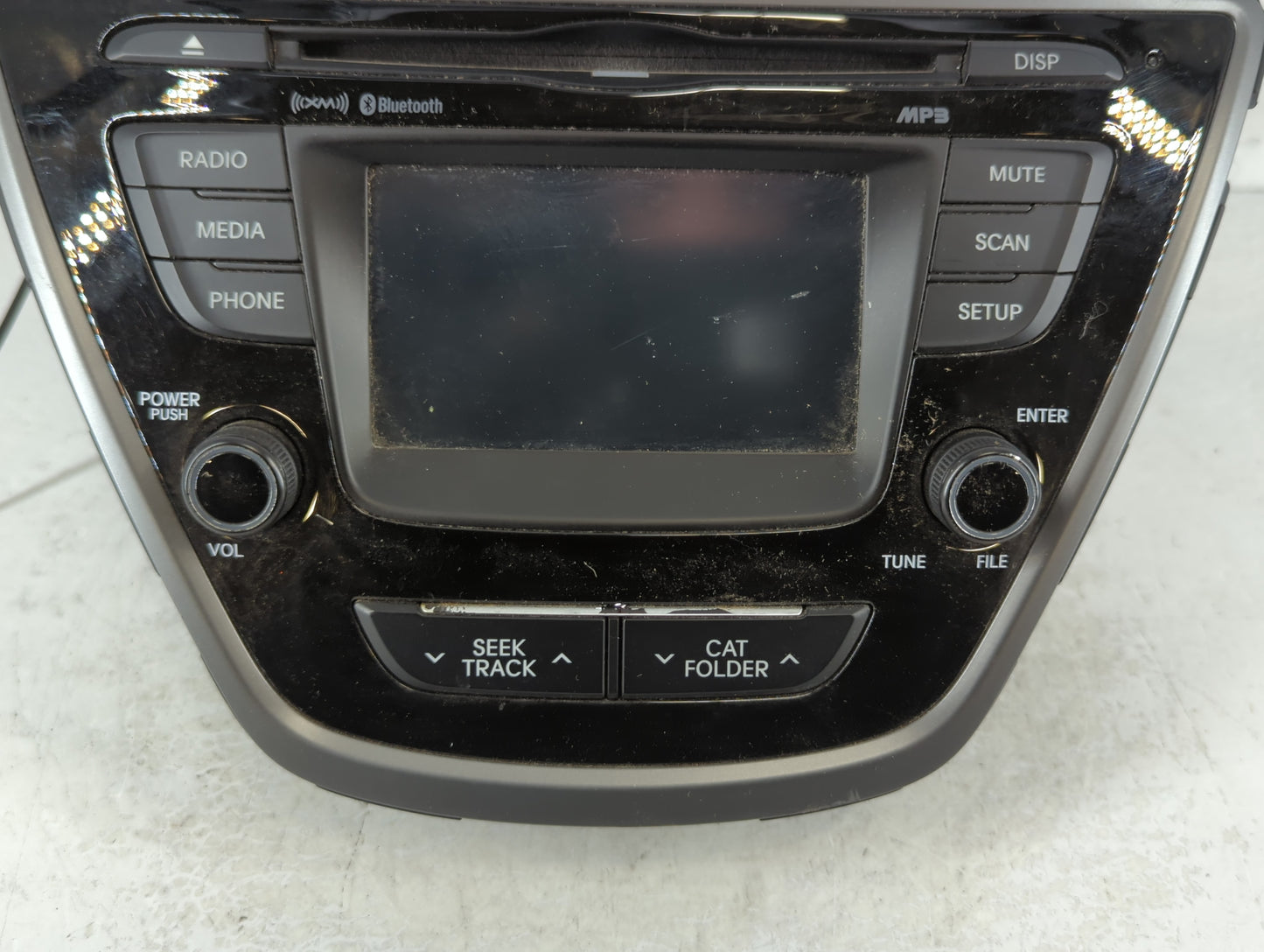 2014-2016 Hyundai Elantra Radio AM FM Cd Player Receiver Replacement P/N:96180-3X165GU Fits Fits 2014 2015 2016 OEM Used Aut