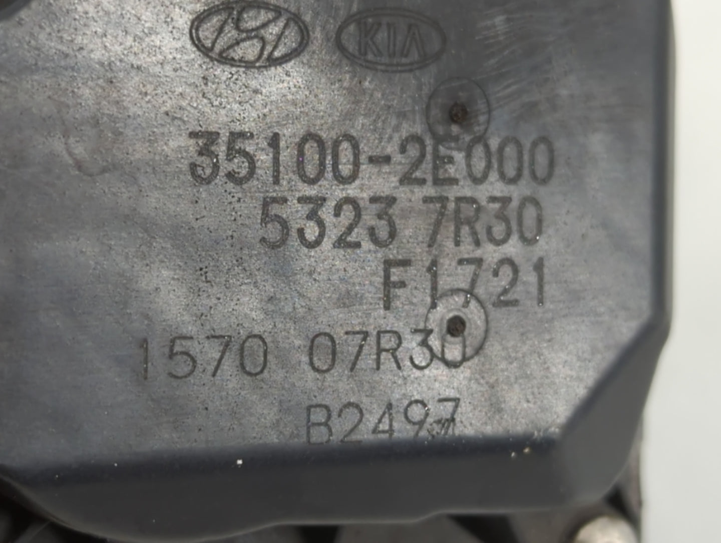 2011-2020 Hyundai Elantra Throttle Body P/N:35100-2E000 Fits Fits 2011 2012 2013 2014 2015 2016 2017 2018 2019 2020 2021 OEM
