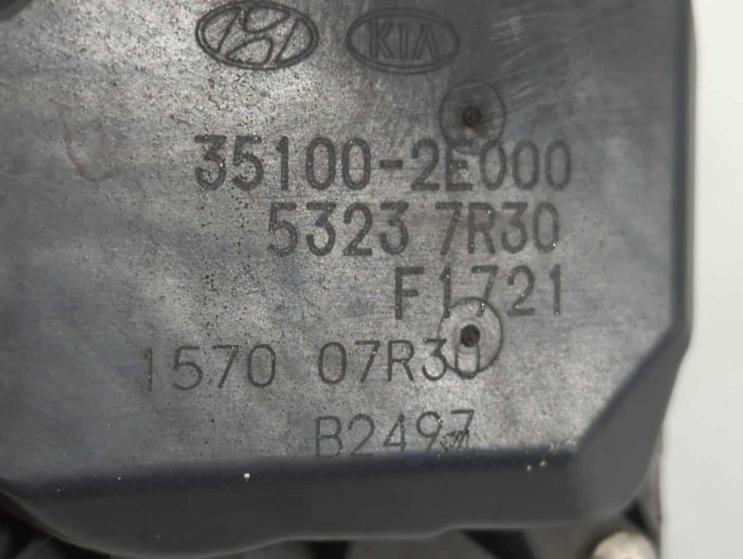2011-2020 Hyundai Elantra Throttle Body P/N:35100-2E000 Fits Fits 2011 2012 2013 2014 2015 2016 2017 2018 2019 2020 2021 OEM
