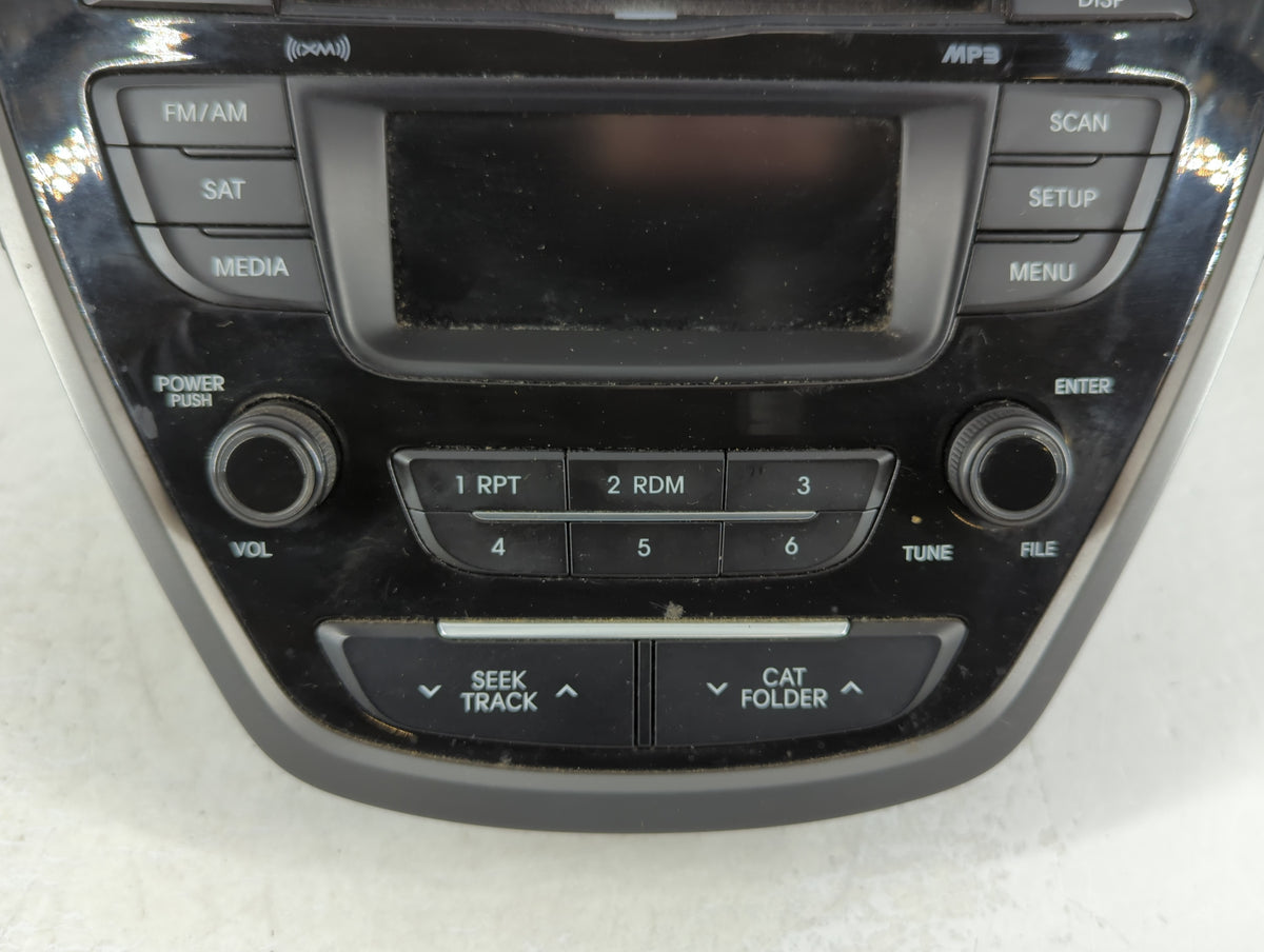 2014-2016 Hyundai Elantra Am Fm Cd Player Radio Receiver 742109 - Oemusedautoparts1.com