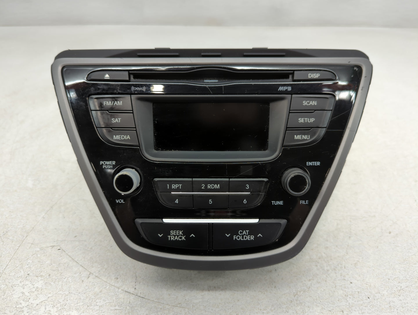 2014-2016 Hyundai Elantra Radio AM FM Cd Player Receiver Replacement P/N:96170-3X156GU Fits Fits 2014 2015 2016 OEM Used Aut