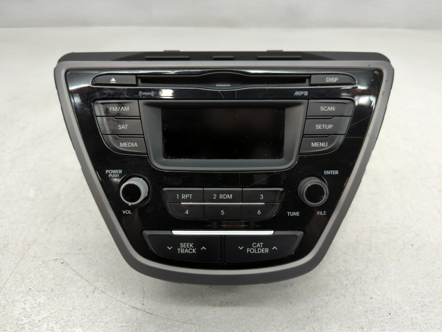 2014-2016 Hyundai Elantra Radio AM FM Cd Player Receiver Replacement P/N:96170-3X156GU Fits Fits 2014 2015 2016 OEM Used Aut