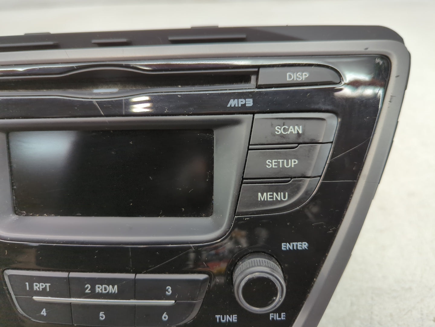 2014-2016 Hyundai Elantra Radio AM FM Cd Player Receiver Replacement P/N:96170-3X156GU Fits Fits 2014 2015 2016 OEM Used Aut