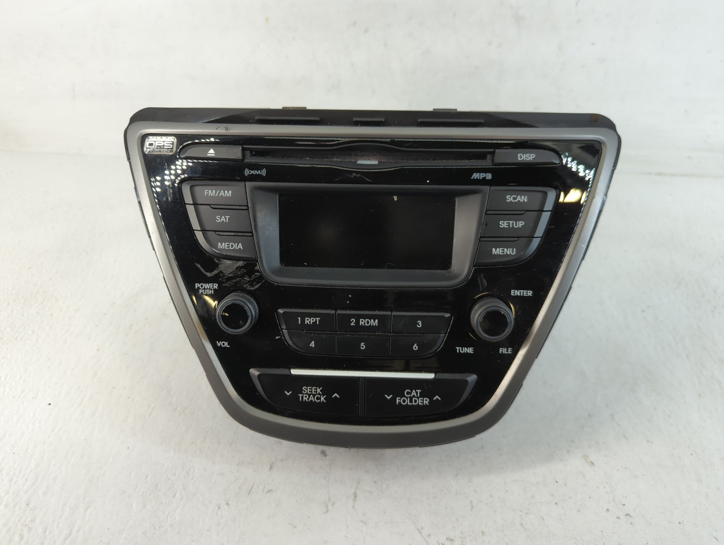 2014-2016 Hyundai Elantra Radio AM FM Cd Player Receiver Replacement P/N:96170-3X156GU Fits Fits 2014 2015 2016 OEM Used Aut