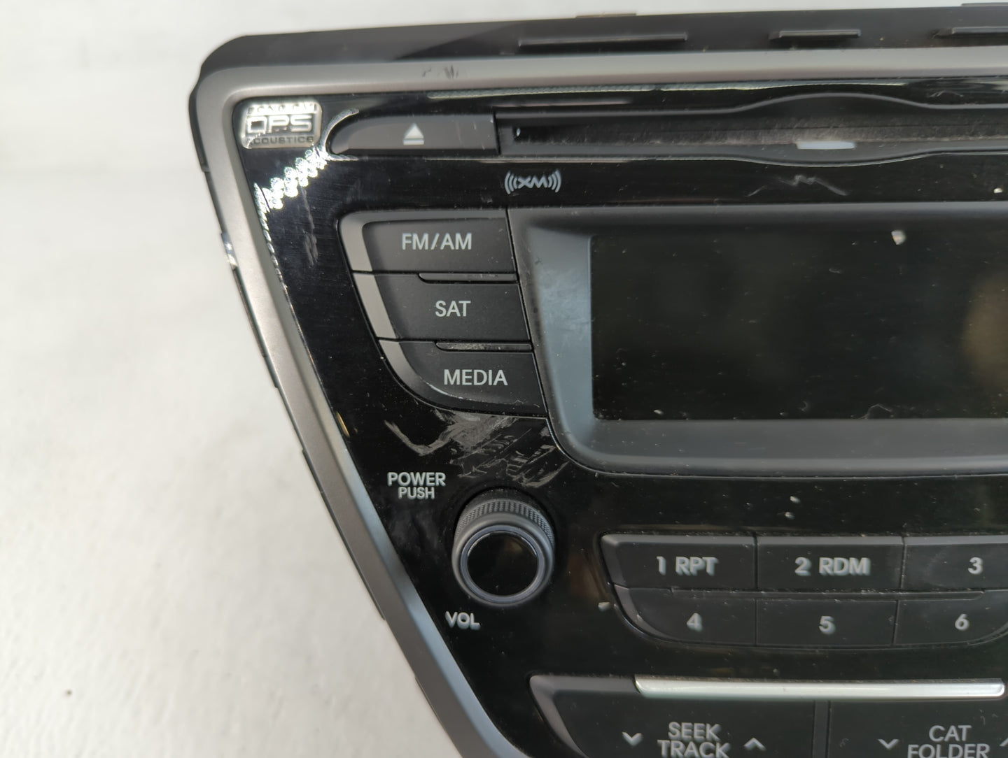 2014-2016 Hyundai Elantra Radio AM FM Cd Player Receiver Replacement P/N:96170-3X156GU Fits Fits 2014 2015 2016 OEM Used Aut