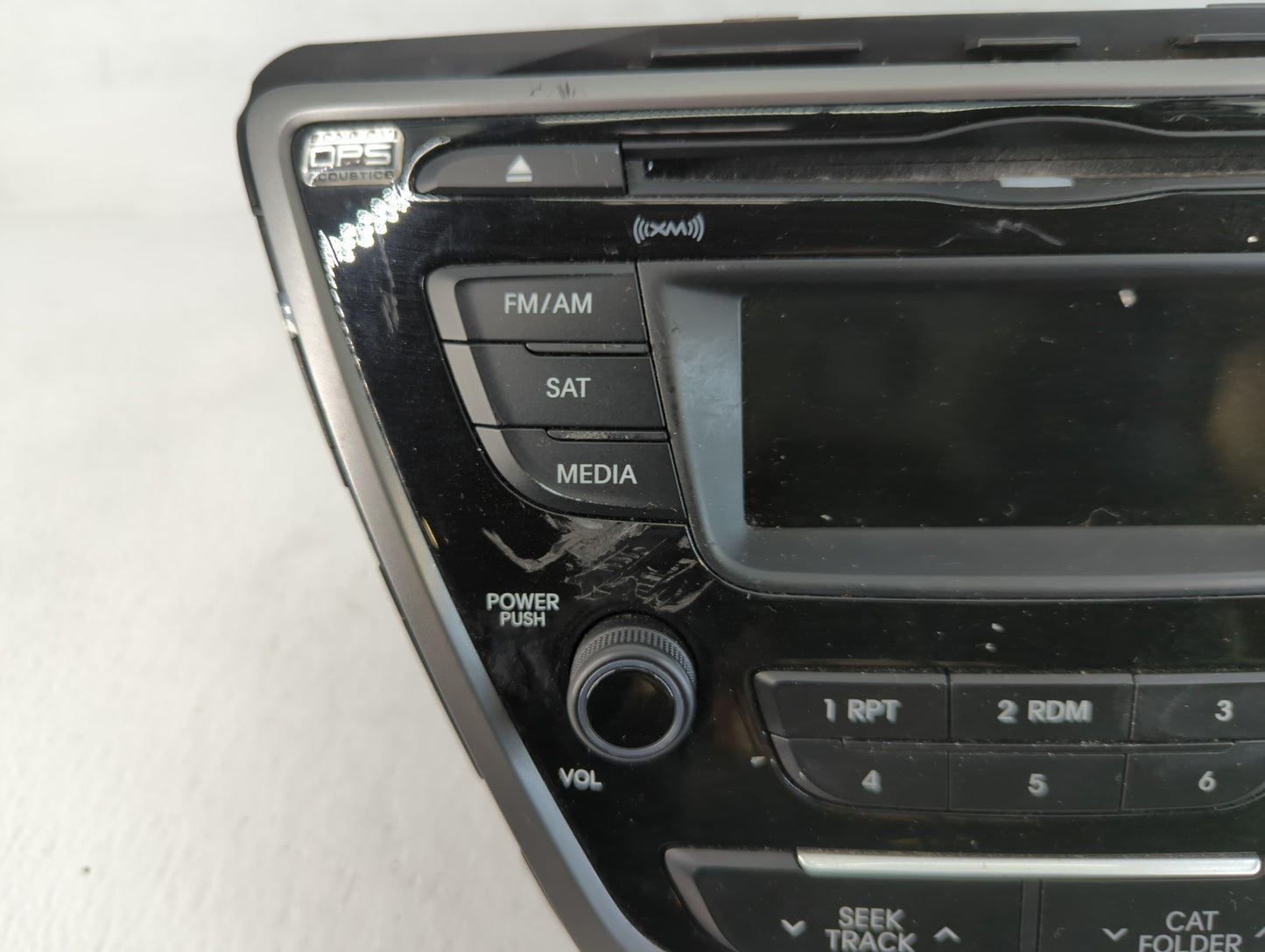 2014-2016 Hyundai Elantra Radio AM FM Cd Player Receiver Replacement P/N:96170-3X156GU Fits Fits 2014 2015 2016 OEM Used Aut
