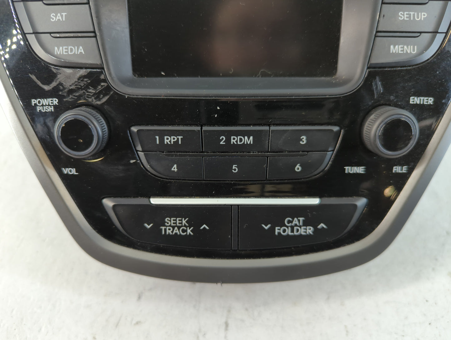 2014-2016 Hyundai Elantra Radio AM FM Cd Player Receiver Replacement P/N:96170-3X156GU Fits Fits 2014 2015 2016 OEM Used Aut