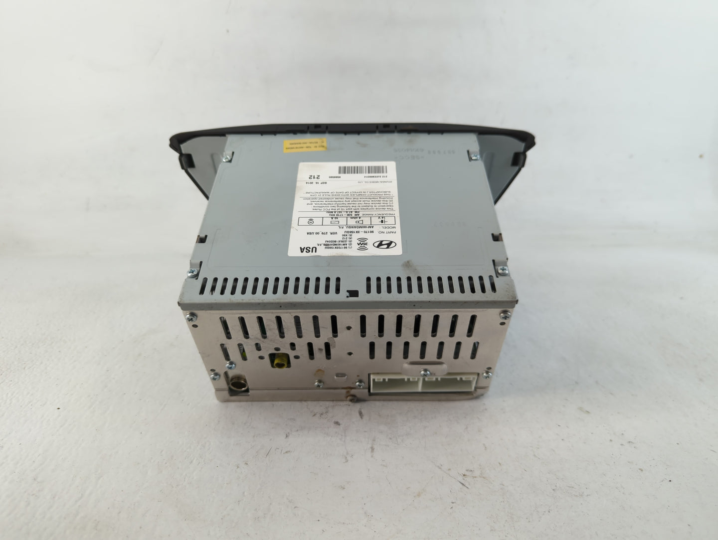2014-2016 Hyundai Elantra Radio AM FM Cd Player Receiver Replacement P/N:96170-3X156GU Fits Fits 2014 2015 2016 OEM Used Aut
