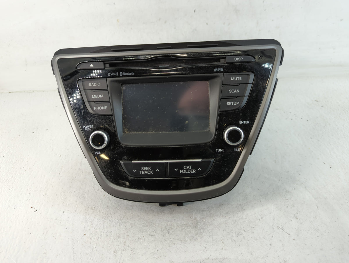 2014-2016 Hyundai Elantra Am Fm Cd Player Radio Receiver 755550 - Oemusedautoparts1.com