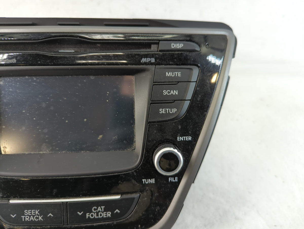 2014-2016 Hyundai Elantra Am Fm Cd Player Radio Receiver 755550 - Oemusedautoparts1.com
