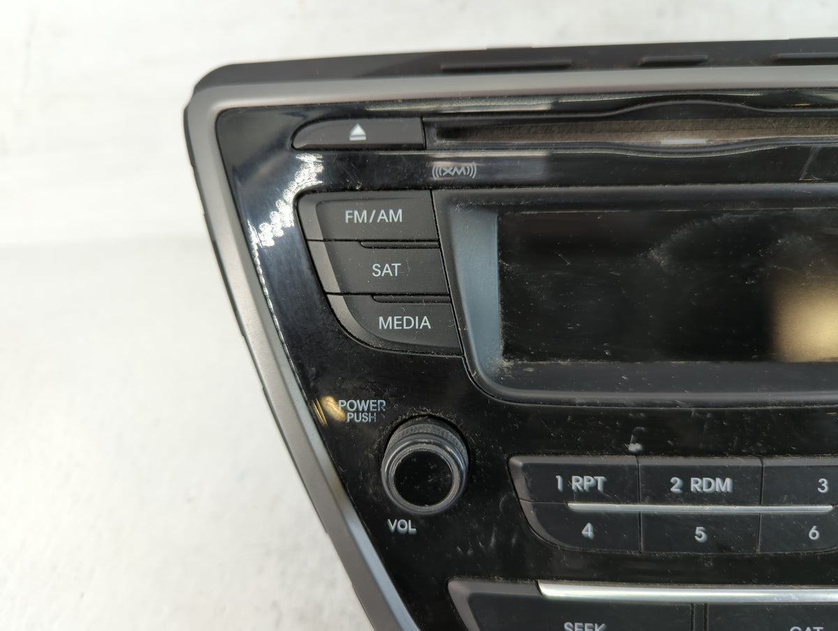 2014-2016 Hyundai Elantra Am Fm Cd Player Radio Receiver 764630 - Oemusedautoparts1.com