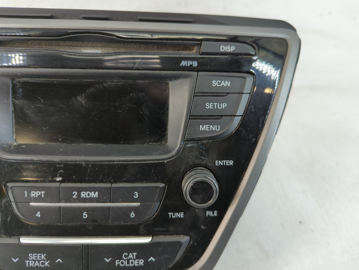 2014-2016 Hyundai Elantra Am Fm Cd Player Radio Receiver 764630 - Oemusedautoparts1.com