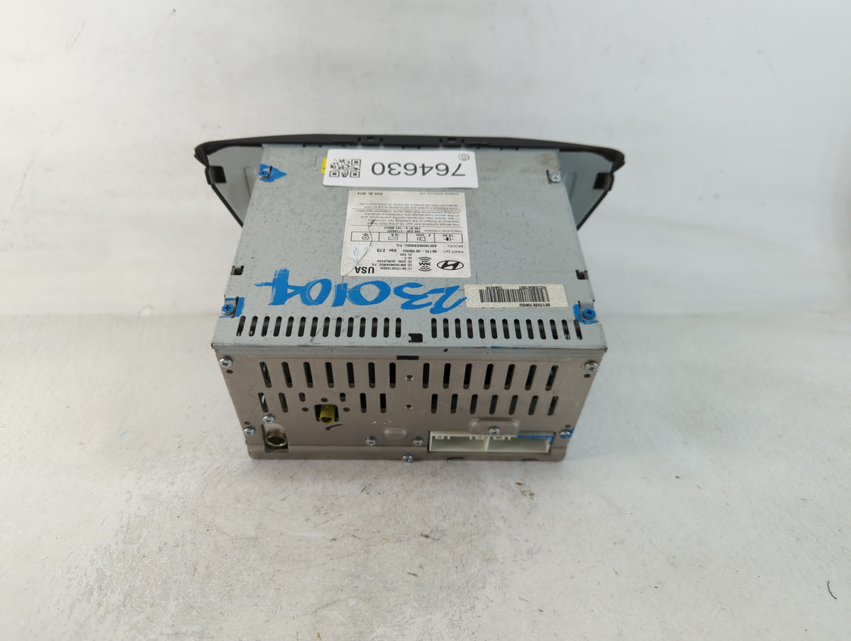 2014-2016 Hyundai Elantra Am Fm Cd Player Radio Receiver 764630 - Oemusedautoparts1.com