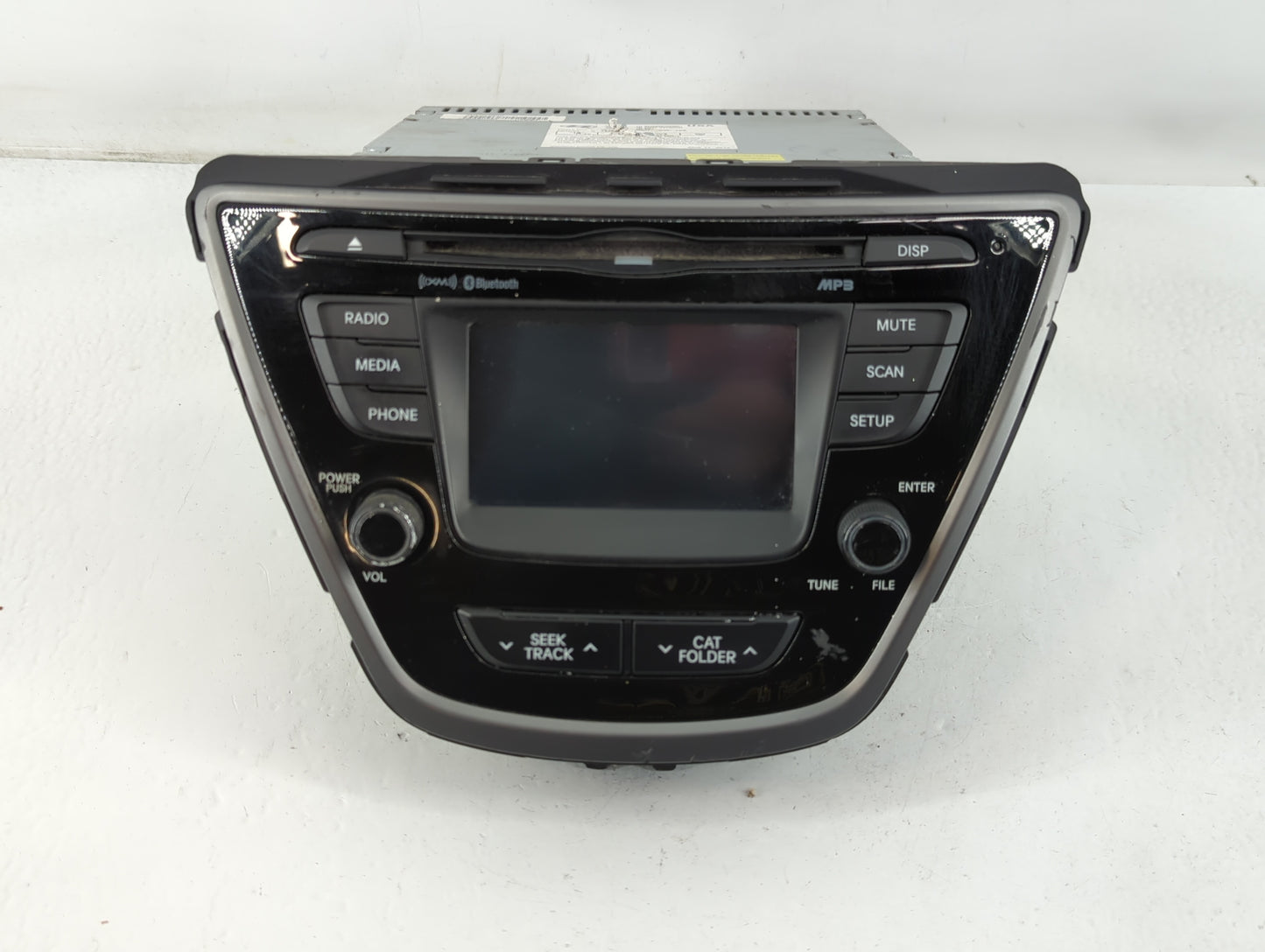 2014-2016 Hyundai Elantra Radio AM FM Cd Player Receiver Replacement P/N:9681803X165GU Fits Fits 2014 2015 2016 OEM Used Aut