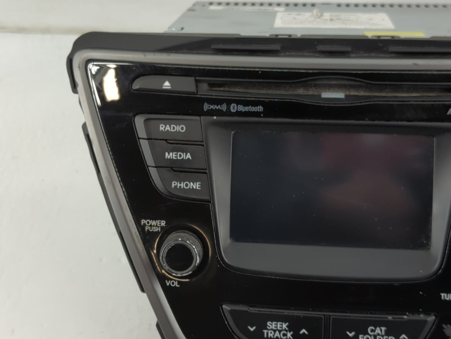 2014-2016 Hyundai Elantra Radio AM FM Cd Player Receiver Replacement P/N:9681803X165GU Fits Fits 2014 2015 2016 OEM Used Aut