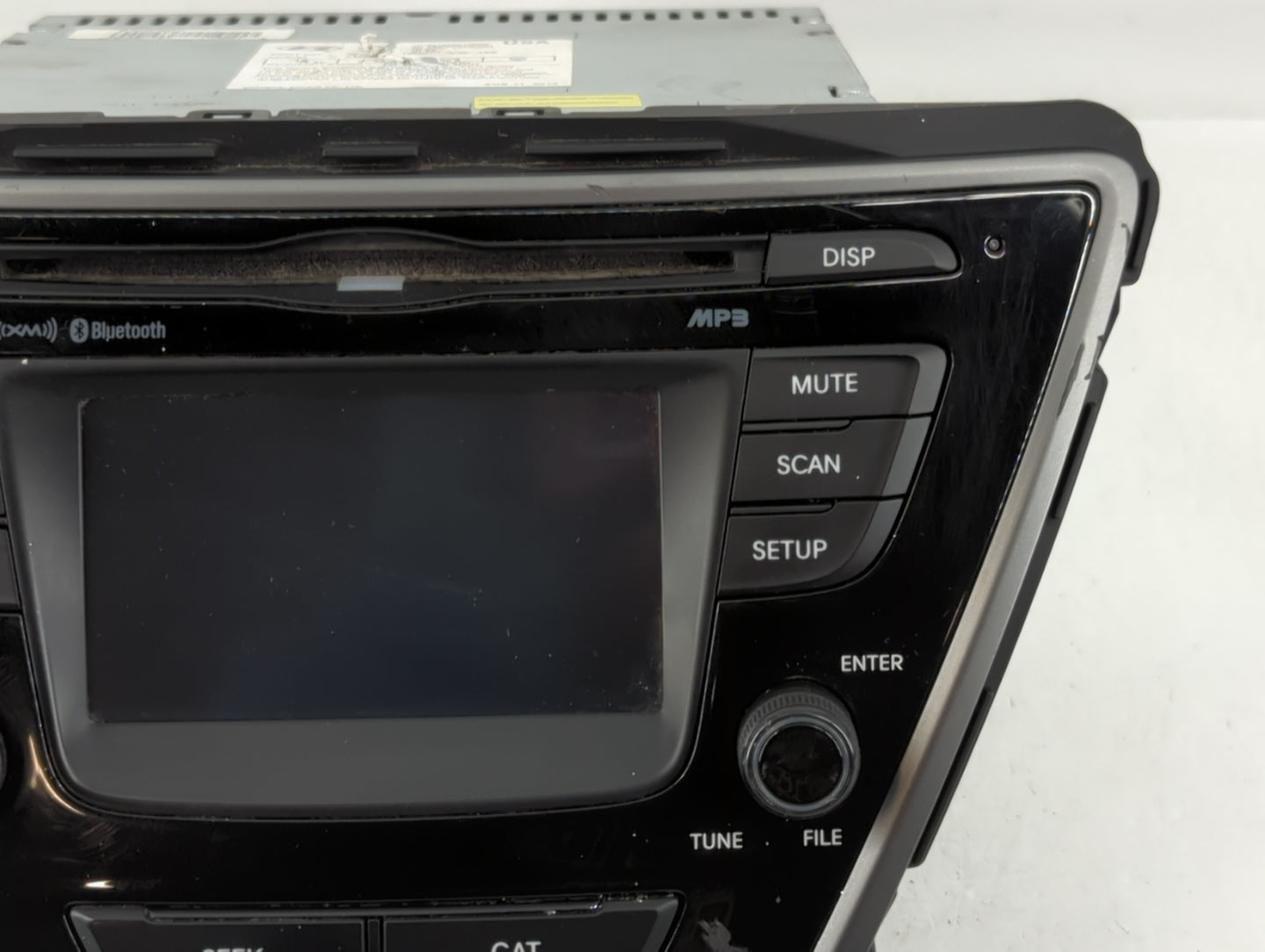 2014-2016 Hyundai Elantra Radio AM FM Cd Player Receiver Replacement P/N:9681803X165GU Fits Fits 2014 2015 2016 OEM Used Aut