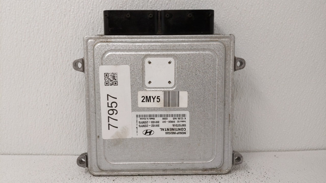 2014-2016 Hyundai Elantra PCM Engine Control Computer ECU ECM PCU OEM P/N:39133-2EGE0 39102-2EML6 Fits Fits 2014 2015 2016 O