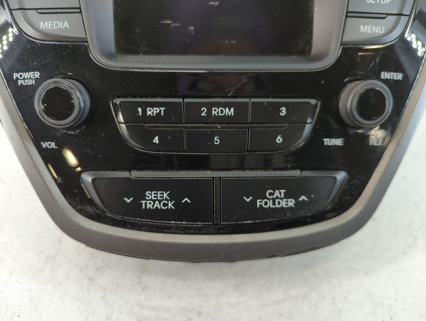 2014-2016 Hyundai Elantra Radio AM FM Cd Player Receiver Replacement P/N:96170-3X156GU Fits Fits 2014 2015 2016 OEM Used Aut