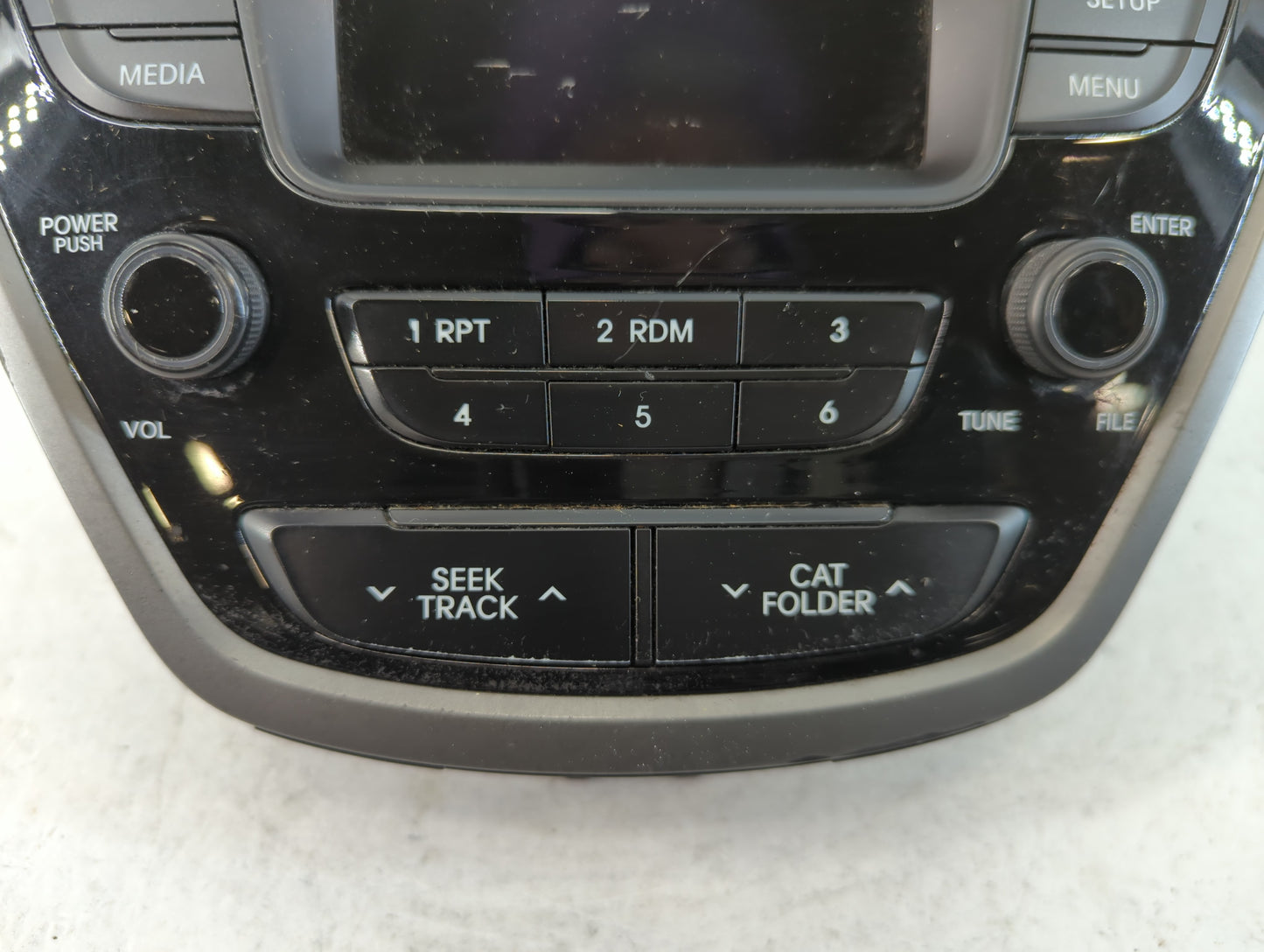 2014-2016 Hyundai Elantra Radio AM FM Cd Player Receiver Replacement P/N:96170-3X156GU Fits Fits 2014 2015 2016 OEM Used Aut