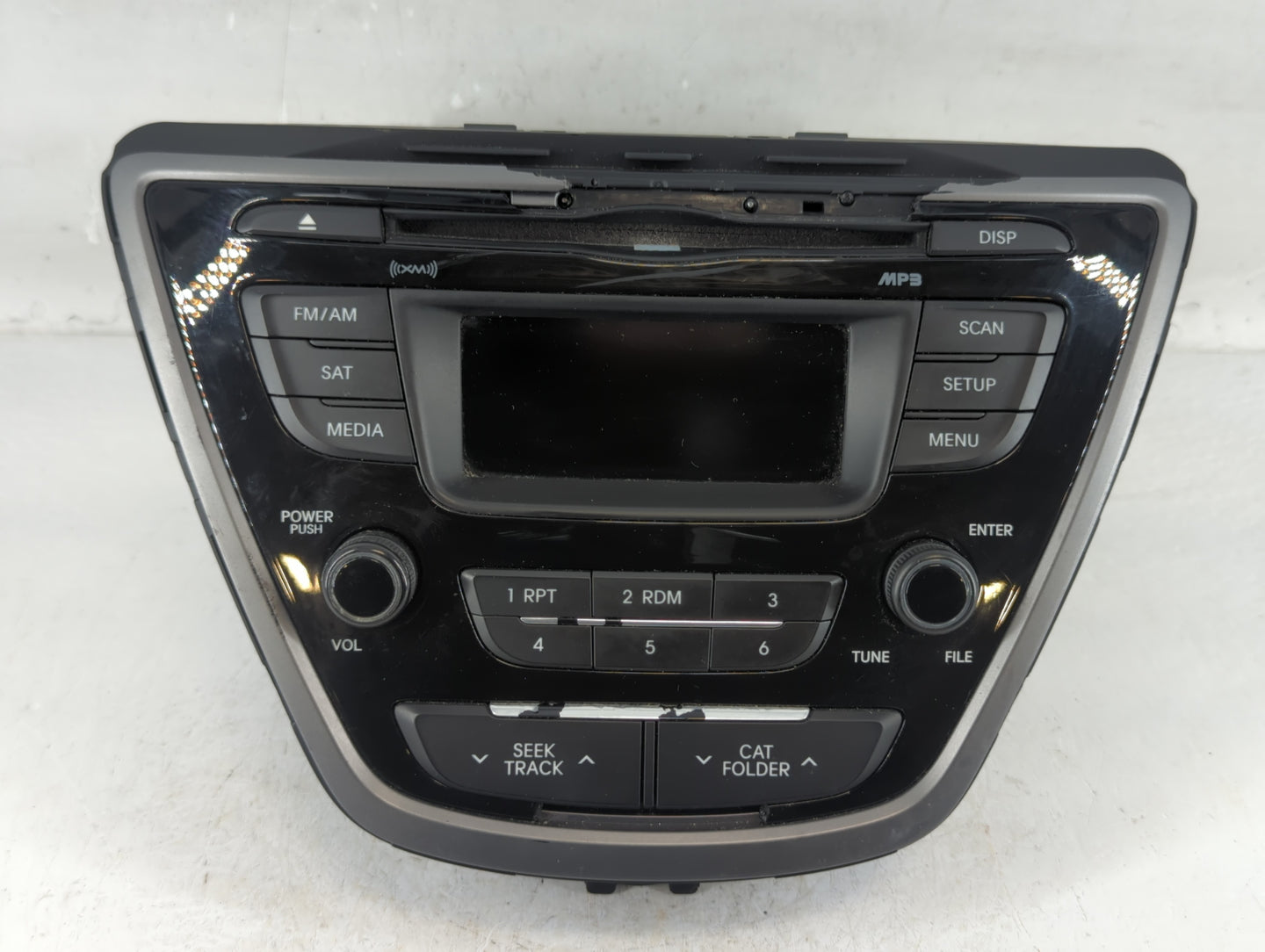 2014-2016 Hyundai Elantra Radio AM FM Cd Player Receiver Replacement P/N:96170-3X156GU Fits Fits 2014 2015 2016 OEM Used Aut