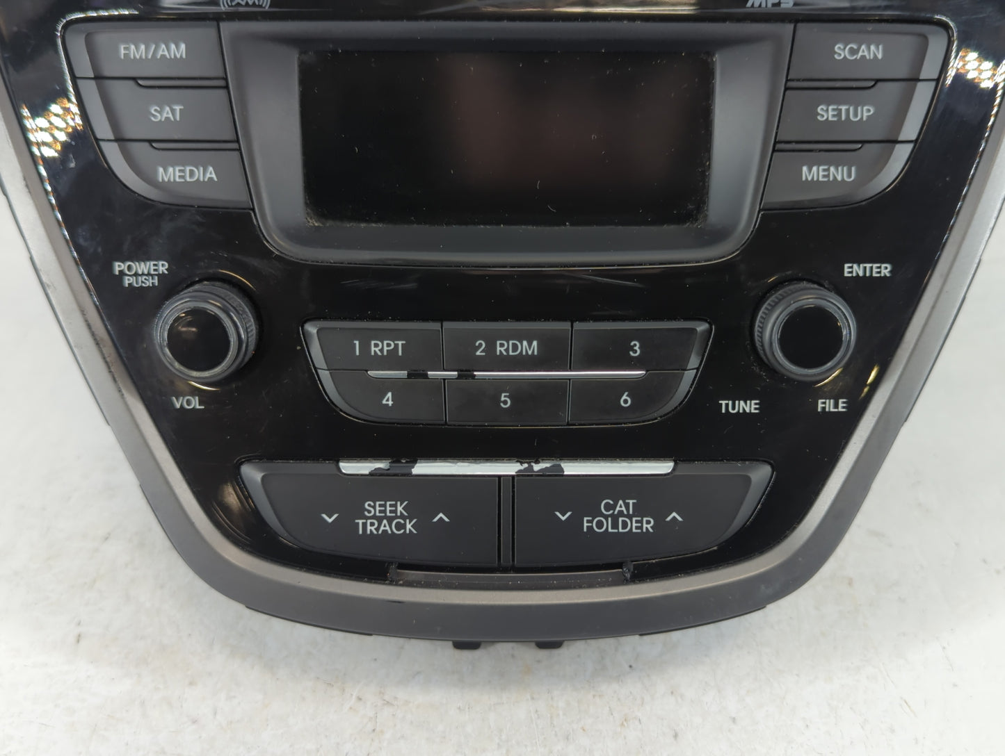 2014-2016 Hyundai Elantra Radio AM FM Cd Player Receiver Replacement P/N:96170-3X156GU Fits Fits 2014 2015 2016 OEM Used Aut