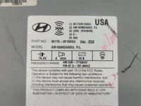 2014-2016 Hyundai Elantra Radio AM FM Cd Player Receiver Replacement P/N:96170-3X156GU Fits Fits 2014 2015 2016 OEM Used Aut