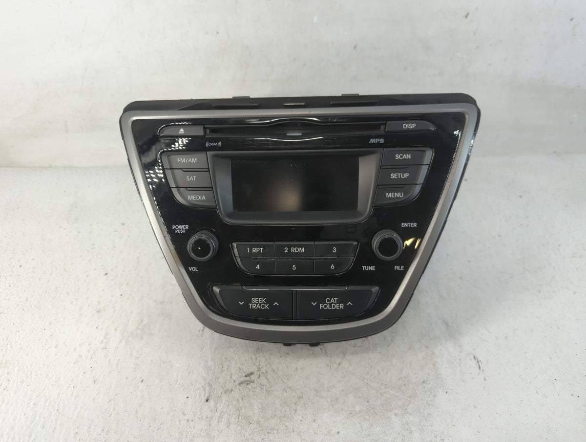 2015 Hyundai Elantra Radio AM FM Cd Player Receiver Replacement P/N:961703X158GU Fits Fits 2003 2004 2005 2006 OEM Used Auto
