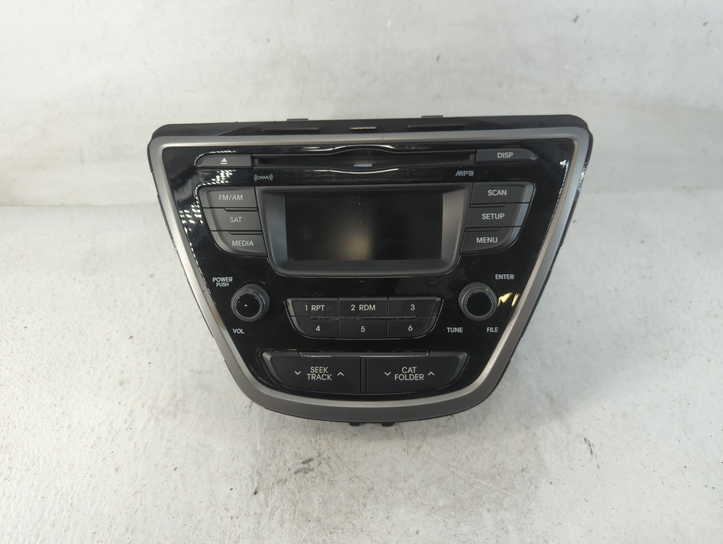 2015 Hyundai Elantra Radio AM FM Cd Player Receiver Replacement P/N:961703X158GU Fits OEM Used Auto Parts - Oemusedautoparts