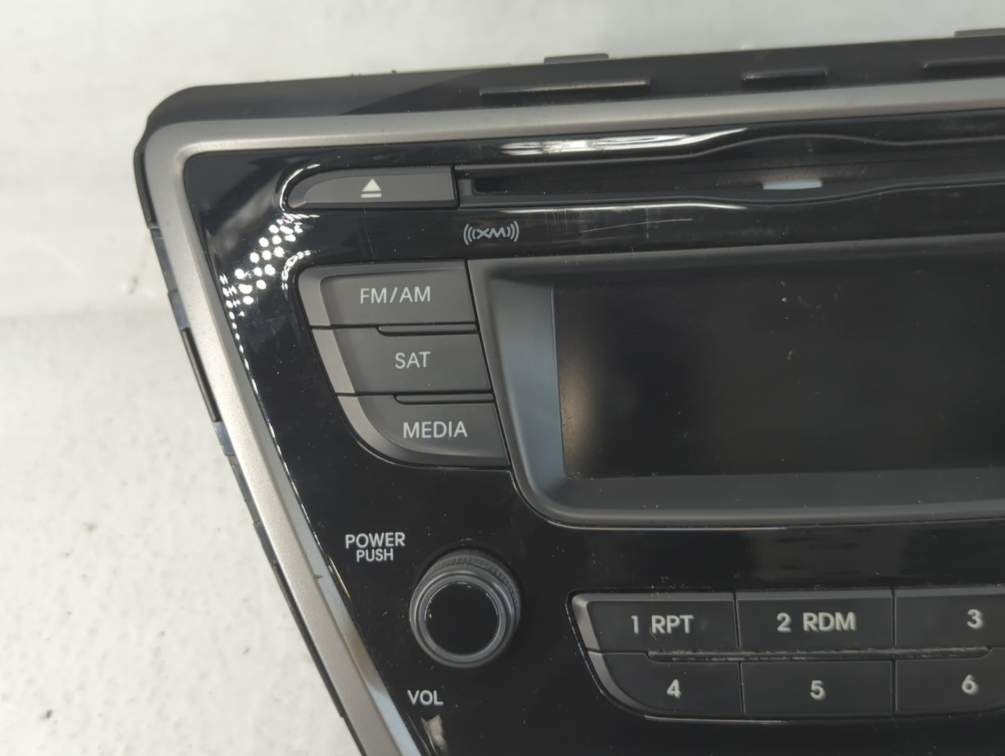 2015 Hyundai Elantra Radio AM FM Cd Player Receiver Replacement P/N:961703X158GU Fits OEM Used Auto Parts - Oemusedautoparts