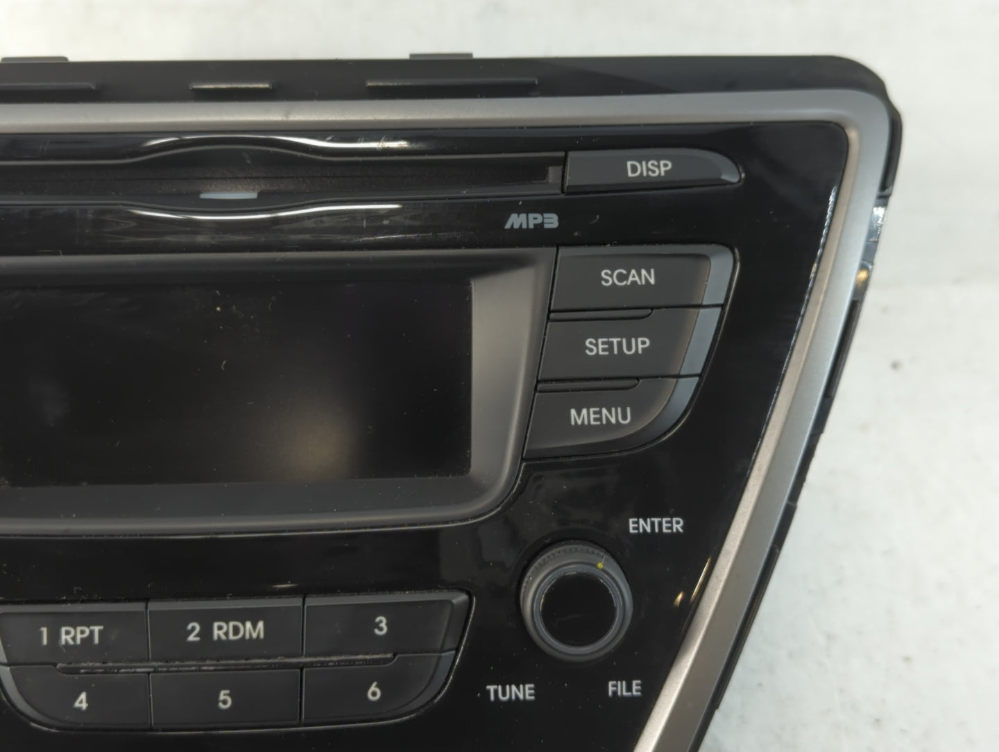 2015 Hyundai Elantra Radio AM FM Cd Player Receiver Replacement P/N:961703X158GU Fits OEM Used Auto Parts - Oemusedautoparts